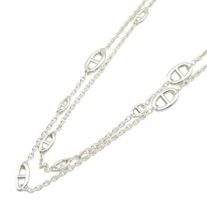 エルメス HERMES シェーヌダンクルファランドール ロングネックレス ネックレス ジュエリー シルバー925 メンズ レディース シルバー系 