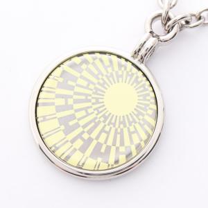 エルメス HERMES OP？H メダイユ ネックレス ジュエリー ステンレススチール レディース シルバー系 / イエロー系 【中古】