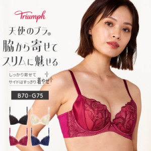 セール32%OFF(トリンプ)Triumph 天使のブラ(R) スリムライン584 ブラジャー(Gカップ) TR584 WHU