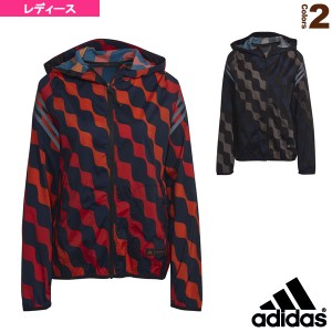 [アディダス ランニング ウェア（レディース）]W MARIMEKKO RI JACKET／マリメッコ ランアイコンズ ランニングウインドブレーカー／レデ