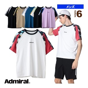 [アドミラル(Admiral) テニス・バドミントン ウェア（メンズ/ユニ）]グラフィックラグランゲームTシャツ／メンズ（ATMA304）