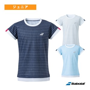 [バボラ テニスウェア（ジュニア）]CLUB RANGE／半袖ゲームシャツ／CLUB SHORT SLEEVE SHIRT JR／ガールズ（BJG4341C）