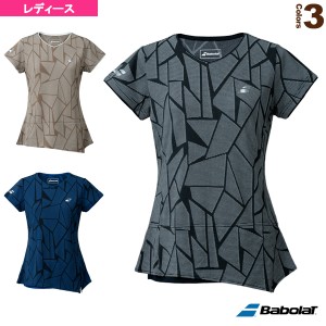 [バボラ テニス・バドミントン ウェア（レディース）]VS SHORT SLEEVE SHIRT／半袖ゲームシャツ／レディース（BWG1321）