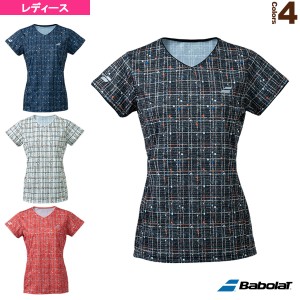 [バボラ テニス・バドミントン ウェア（レディース）]PURE SHORT SLEEVE SHIRT／半袖ゲームシャツ／レディース（BWG1377）