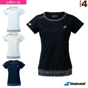 [バボラ テニス・バドミントン ウェア（レディース）]PURE SHORT SLEEVE SHIRT／半袖ゲームシャツ／レディース（BWG1378）