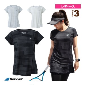 [バボラ テニス・バドミントンウェア（レディース）]半袖ゲームシャツ／VS SHORT SLEEVE SHIRT／レディース（BWG3371）