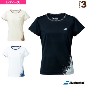 [バボラ テニス・バドミントン ウェア（レディース）]VS SHORT SLEEVE SHIRT／半袖プラクティス・ゲームシャツ／レディース（BWP1520）