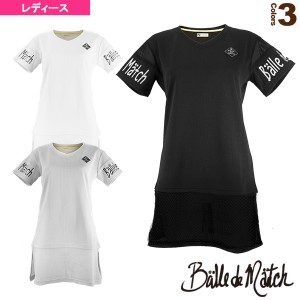 [バルデマッチ テニス・バドミントン ウェア（レディース）]チュニックTシャツ／レディース（BDM-A1214）