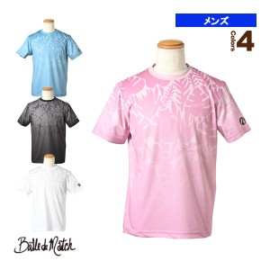 [バルデマッチ テニス・バドミントン ウェア（メンズ/ユニ）]ボタニカルTシャツ／メンズ（BDM-C1106）