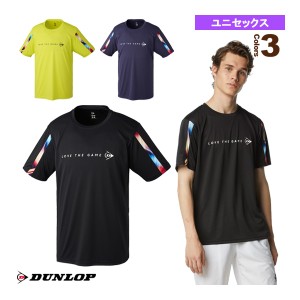 [ダンロップ テニス・バドミントン ウェア（メンズ/ユニ）]Tシャツ／ユニセックス（DAL-8300）