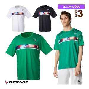 [ダンロップ テニス・バドミントン ウェア（メンズ/ユニ）]Tシャツ／ユニセックス（DAL-8301）