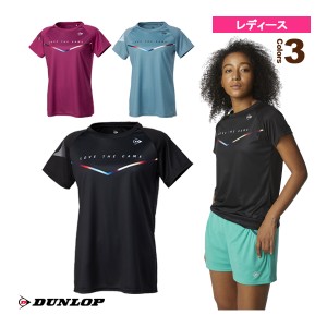 [ダンロップ テニス・バドミントン ウェア（レディース）]Tシャツ／レディース（DAL-8321W）