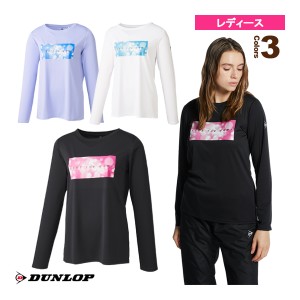 [ダンロップ テニス・バドミントン ウェア（レディース）]ロングスリーブTシャツ／レディース（DAL-8362W）