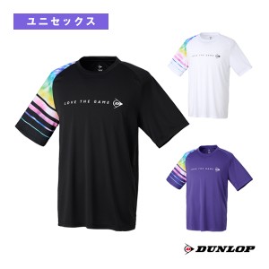 [ダンロップ テニス・バドミントンウェア（メンズ/ユニ）]Tシャツ／ユニセックス（DAL-8400）