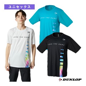 [ダンロップ テニス・バドミントン ウェア（メンズ/ユニ）]Tシャツ／ユニセックス（DAL-8401）