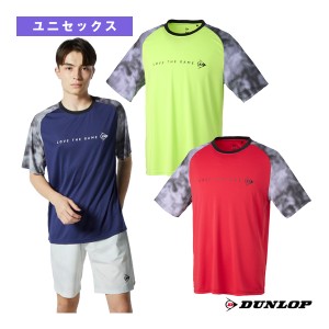 [ダンロップ テニス・バドミントン ウェア（メンズ/ユニ）]Tシャツ／ユニセックス（DAL-8402）