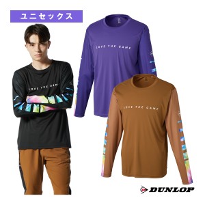 [ダンロップ テニス・バドミントン ウェア（メンズ/ユニ）]ロングスリーブTシャツ／ユニセックス（DAL-8403）