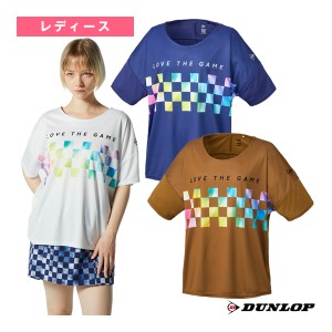 [ダンロップ テニス・バドミントン ウェア（レディース）]Tシャツ／レディース（DAL-8420W）