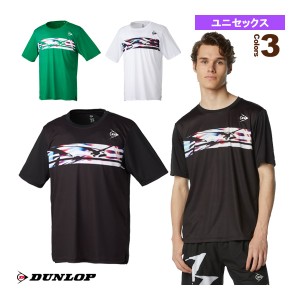 [ダンロップ テニス・バドミントン ウェア（メンズ/ユニ）]ゲームシャツ／ユニセックス（DAP-1301）