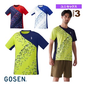 [ゴーセン テニス・バドミントン ウェア（メンズ/ユニ）]ゲームシャツ／ユニセックス（T1942）