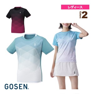 [ゴーセン テニス・バドミントンウェア（レディース）]ゲームシャツ／レディース（T2303）