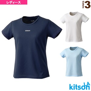 [キットソン テニス・バドミントンウェア（レディース）]Tシャツ（袖口レース付）／レディース（0372040）