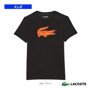 [ラコステ テニス・バドミントン ウェア（メンズ/ユニ）]コットンブレンド ウルトラドライ ロゴプリントTシャツ／メンズ（TH2042-10）