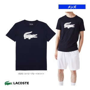 [ラコステ テニス・バドミントン ウェア（メンズ/ユニ）]コットンブレンドウルトラドライロゴプリントTシャツ／メンズ（TH2042-99）