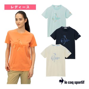 [ルコック オールスポーツ ウェア（レディース）]ヘランカサンスクリーン／半袖Tシャツ／レディース（QMWXJA01）