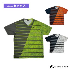 [ルーセント テニスウェア（メンズ/ユニ）]ゲームシャツ／襟なし／ユニセックス（XLH-353）