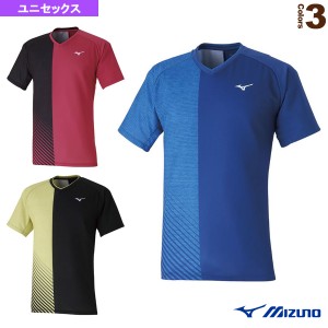 [ミズノ テニス・バドミントンウェア（メンズ/ユニ）]ゲームシャツ／ソフトテニス日本代表チーム着用モデル／ユニセックス（62JA0006）