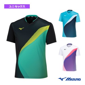 [ミズノ テニス・バドミントン ウェア（メンズ/ユニ）]ゲームシャツ／ユニセックス（72MAA501）