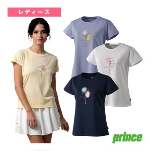 [プリンス テニス・バドミントンウェア（レディース）]Tシャツ／レディース（WS4059）