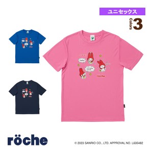 [ローチェ（roche） テニス・バドミントン ウェア（メンズ/ユニ）]サンリオキャラクターズrocheコラボTシャツ／My Melody／ユニセックス