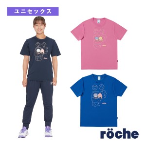 [ローチェ（roche） テニス・バドミントン ウェア（メンズ/ユニ）]サンリオ rocheコラボTシャツ／Little Twin Stars／ユニセックス（S000