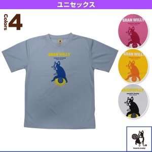 [テニスジャンキー テニス・バドミントン ウェア（メンズ/ユニ）]Tennis Junky／股抜きショット+1／ポリTシャツ／ユニセックス（TJ16001