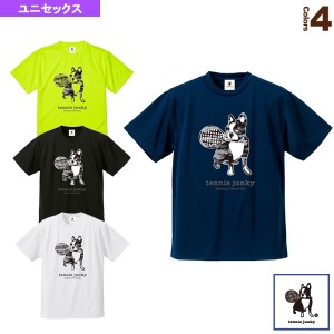 [テニスジャンキー テニス・バドミントン ウェア（メンズ/ユニ）]Tennis Junky／迷彩テニス＋3／ドライTシャツ／ユニセックス（TJ18011）