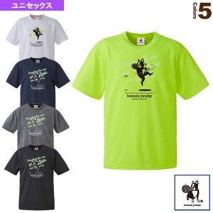 [テニスジャンキー テニス・バドミントン ウェア（メンズ/ユニ）]テニス語録15-0／ドライTシャツ／ユニセックス（TJ20011）