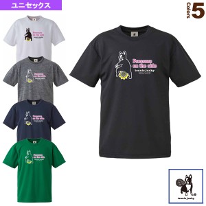 [テニスジャンキー テニス・バドミントン ウェア（メンズ/ユニ）]テニス語録20-0／ドライTシャツ／ユニセックス（TJ20012）