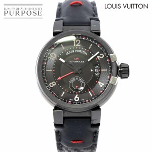 ルイ・ヴィトン LOUIS VUITTON Q1A40 タンブール グラフィット クロノグラフ GMT 自動巻き メンズ _781712