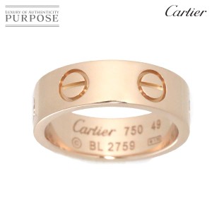 カルティエ Cartier ラブリング ピンクゴールド 1P ダイヤモンド 7号 リング クーポンGET
