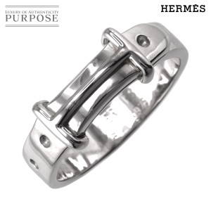 エルメス HERMES Hベルト #49 リング SV シルバー 925 指輪 レディース 90193844 【中古】BJ