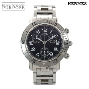 エルメス HERMES CL1.810 クリッパー デイト 自動巻き メンズ _757299