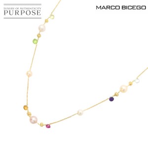 マルコビチェゴ MARCO BICEGO マルチパラダイス マルチストーン ネックレス 78cm K18 YG 750 レディース 90205428 【中古】BJ