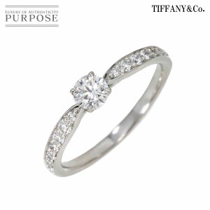 ティファニー TIFFANY&Co. ハーモニー ダイヤ 0.22ct H/VS1/3EX 9号 リング Pt プラチナ 指輪 レディース 90205532 【中古】BJ