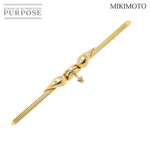 ミキモト MIKIMOTO ウェレンドルフ Wellendorff ダイヤ ブローチ K18 YG イエローゴールド 750 レディース 90205661 【中古】BJ