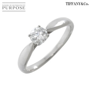 ティファニー TIFFANY&CO. ハーモニー ダイヤ 0.34ct G/VS1/3EX 8号 リング Pt 指輪【鑑定書付き】レディース 90206873 【中古】BJ