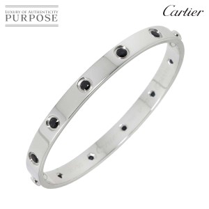 カルティエ Cartier ラブ ブレス #17 サファイヤ K18 WG 750 ブレスレット バングル レディース 90209348 【中古】BJ