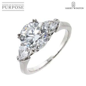 ハリーウィンストン HARRY WINSTON ダイヤ 2.15ct D/VS1/3EX 10号 リング 10号 リング Pt レディース 90210550 【中古】BJ