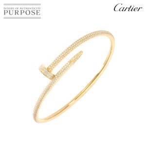 カルティエ Cartier ジュストアンクル #18 新型 ブレスレット ダイヤ K18 YG イエローゴールド 750レディース 90210569 【中古】BJ